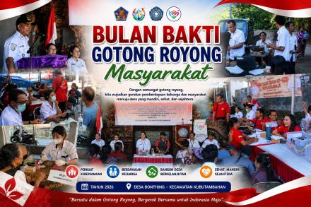 Pelaksanaan Peringatan BBGRM yang diintegrasikan dengan Gerakan di - Kulkul PKK dan Posyandu Tahun 2